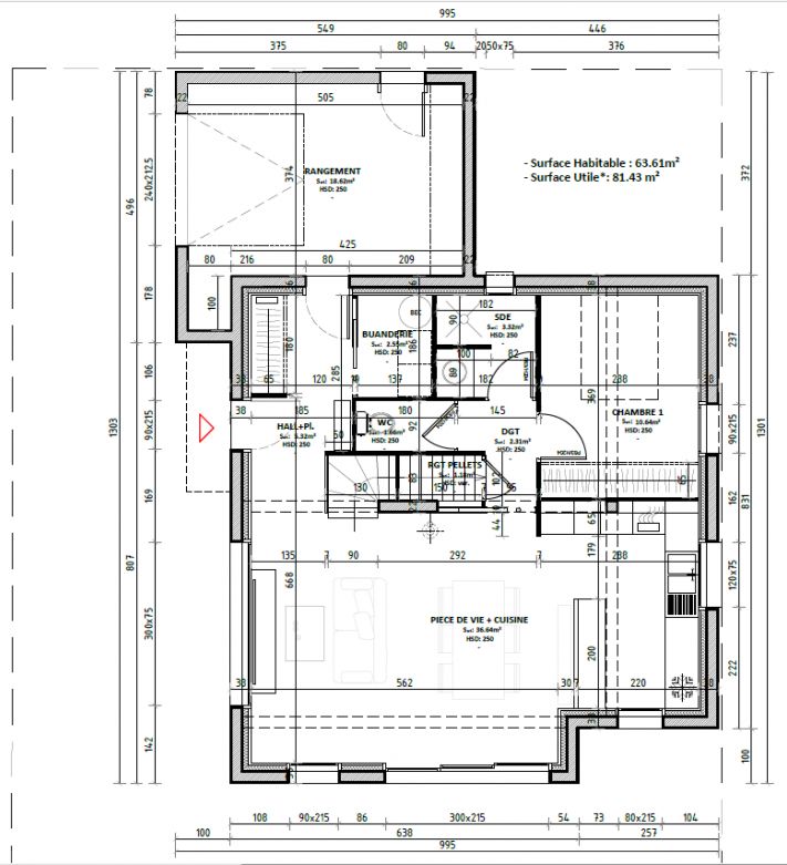 Plan du Rdc