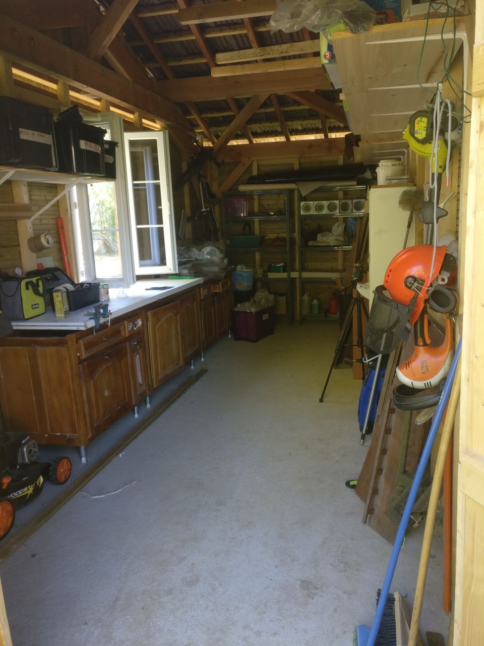 Garage après
