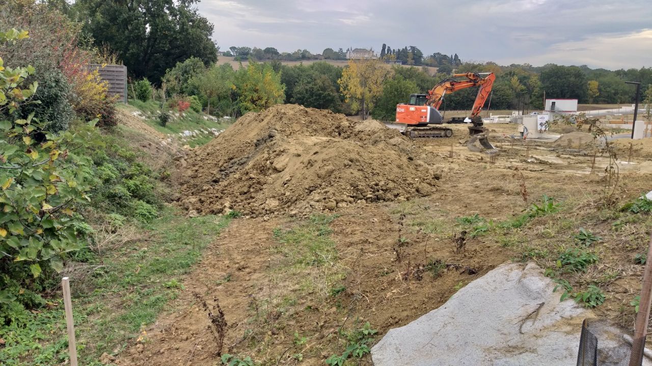 Stockage des terres