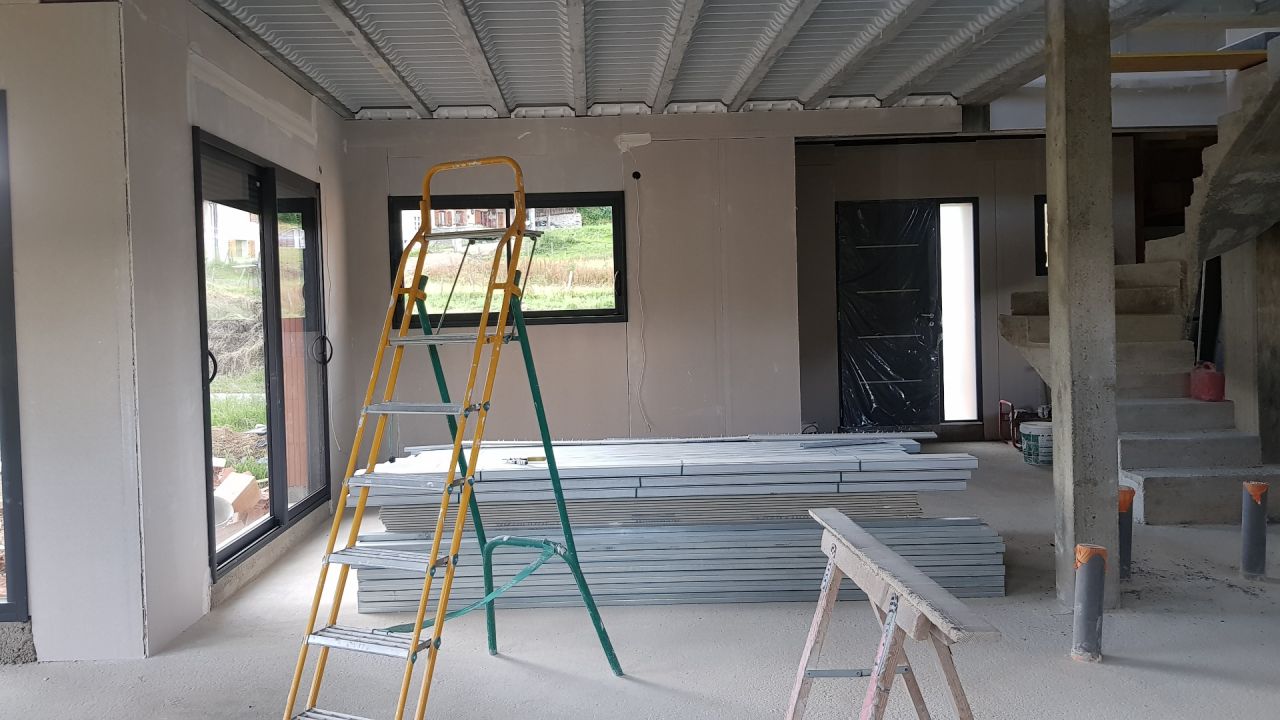 J110 - Placo isolation murs