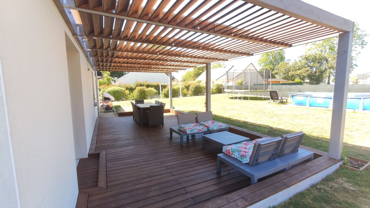 Pergola terminée.