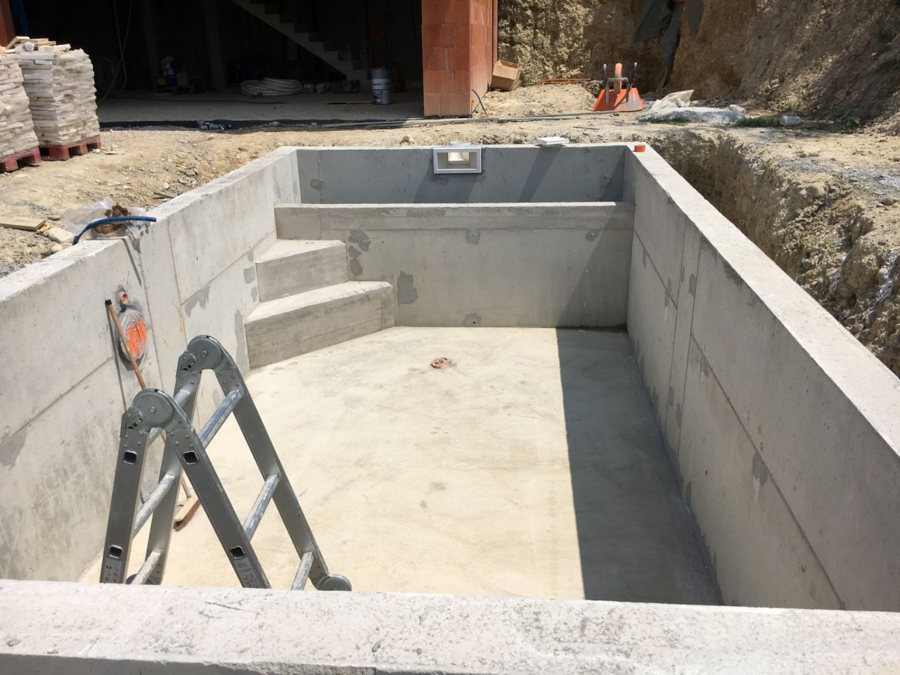 béton coulé