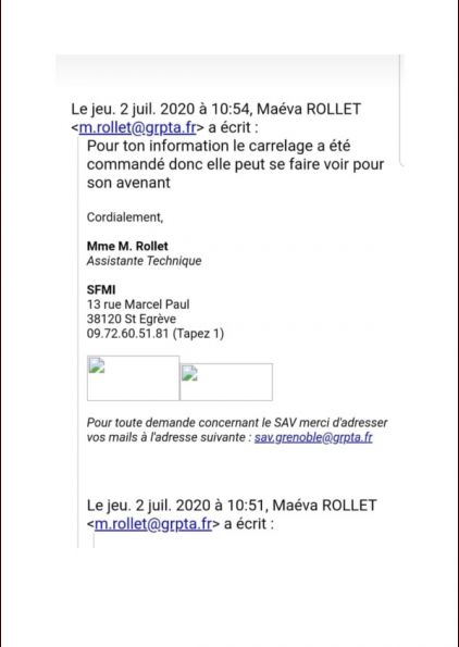 Un exemple d'irrespect de la clientèle chez SFMI