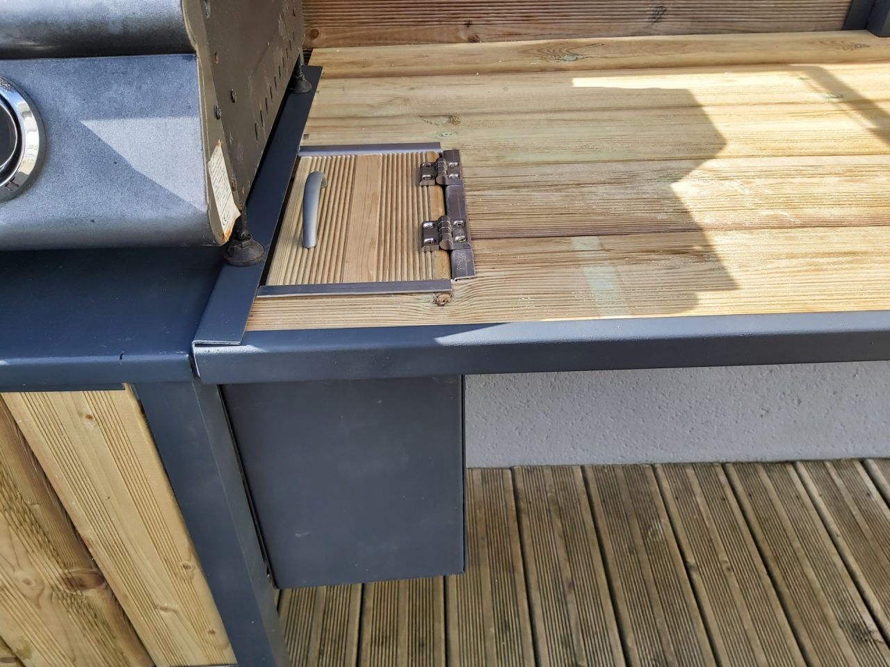 Meuble de plancha et plan de travail