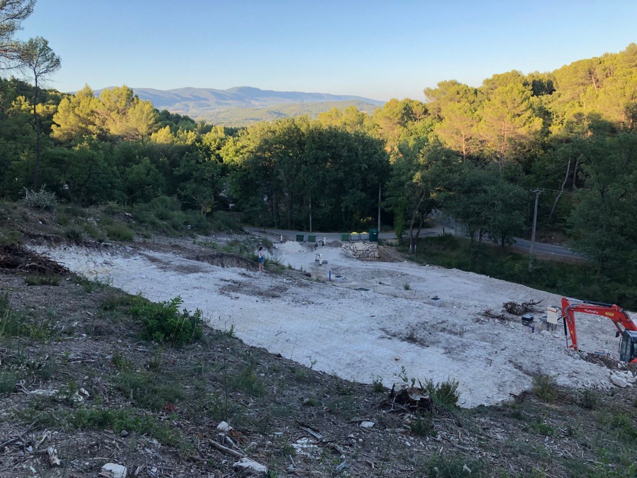 terrassement du terrain