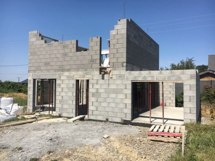 Murs étage en cours
