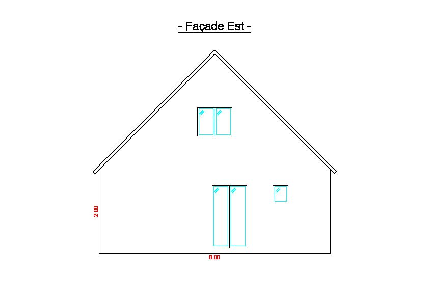voici ci joint les plan de notre maison que nous avons dessinés nous même