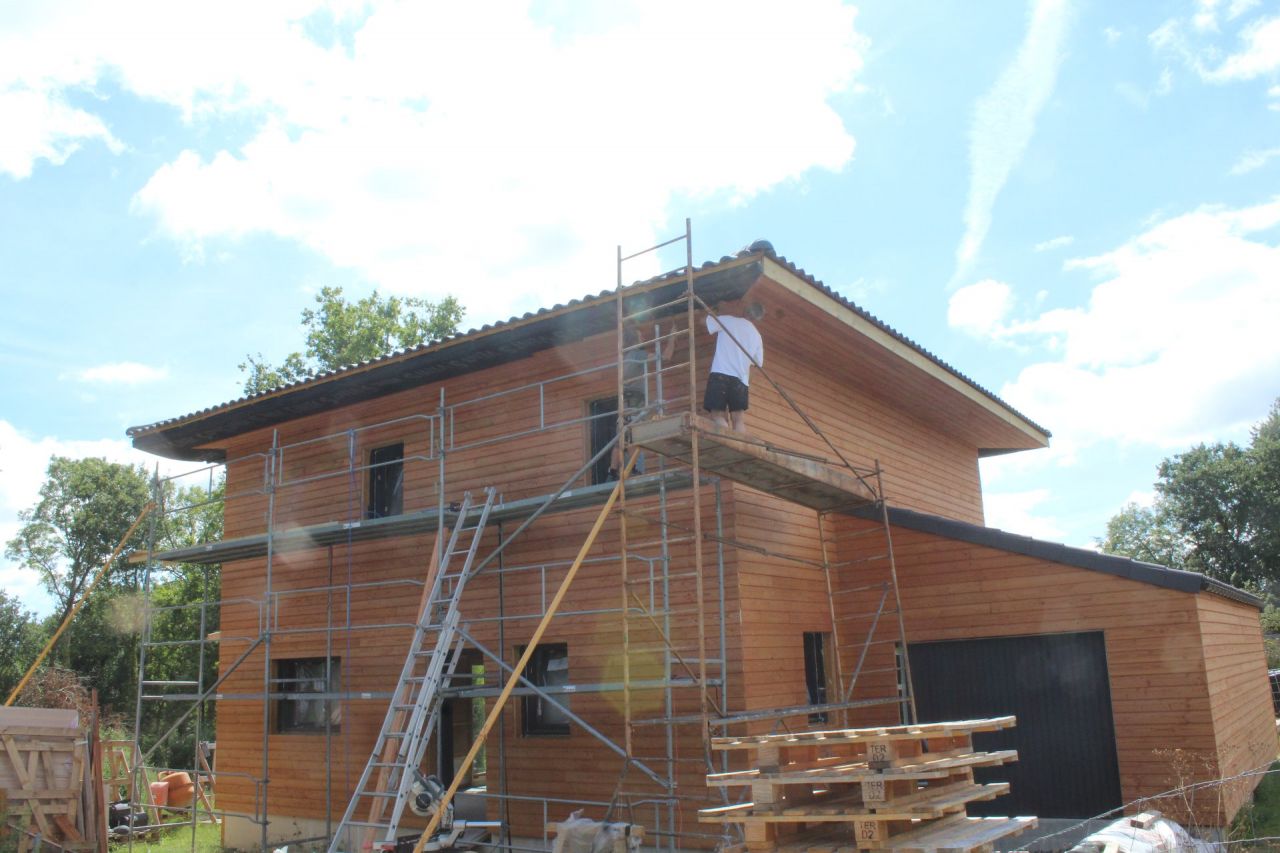Bardage façade Est