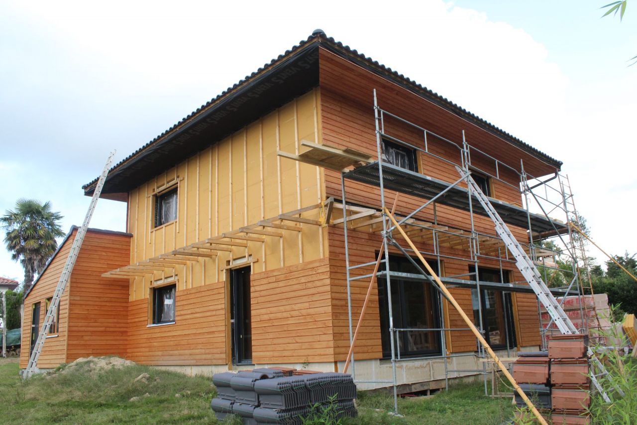 Bardage façade Sud