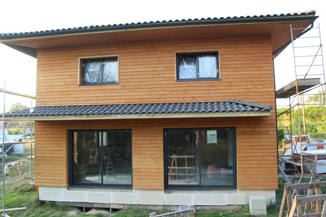 Bardage façade Sud