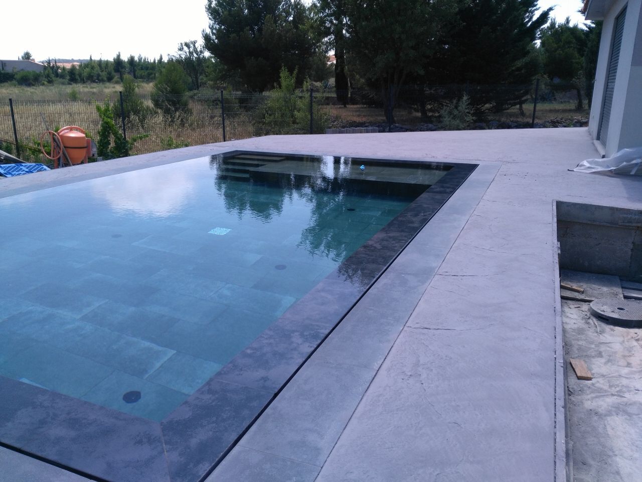 réalisation empreinte pour béton marqué