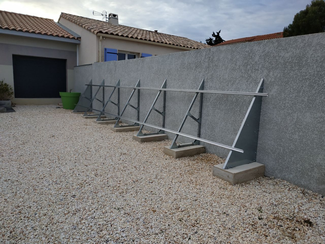 châssis et rails assemblés