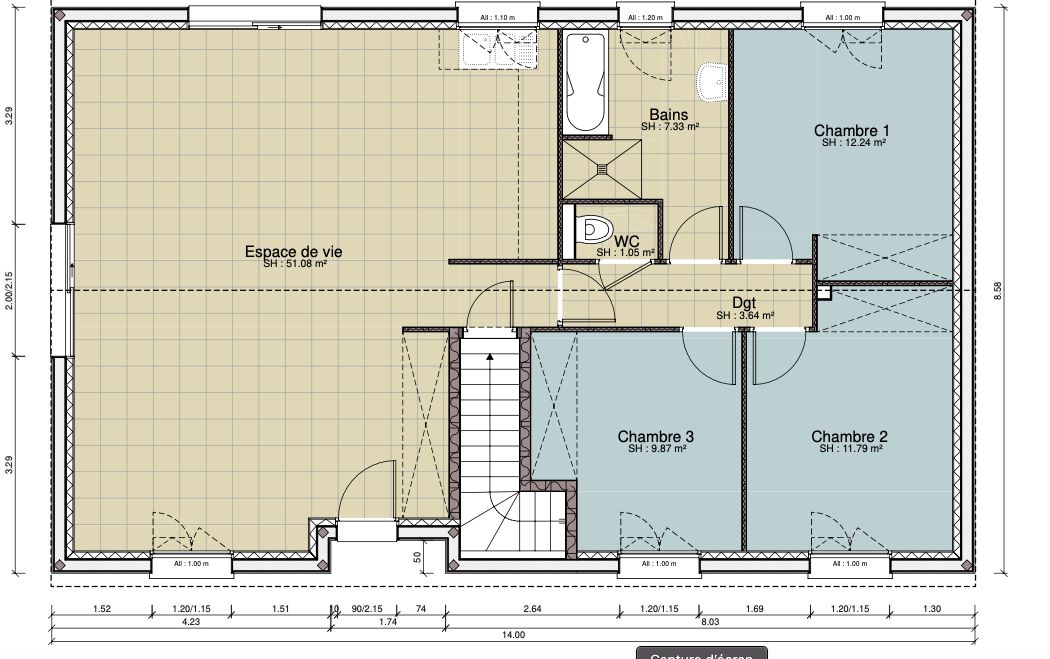 Plan de la maison