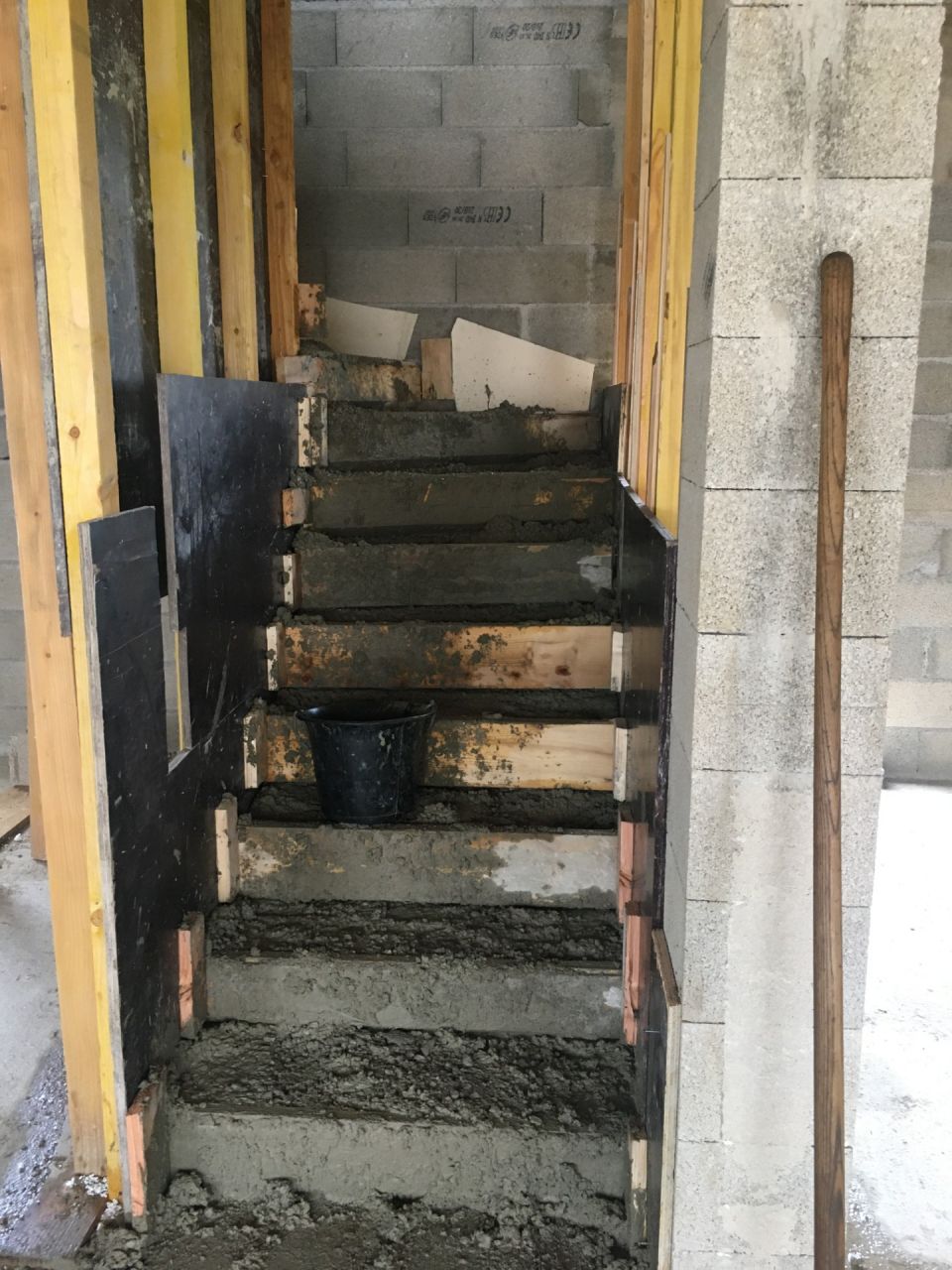 coulage escalier + rupteur pont thermique