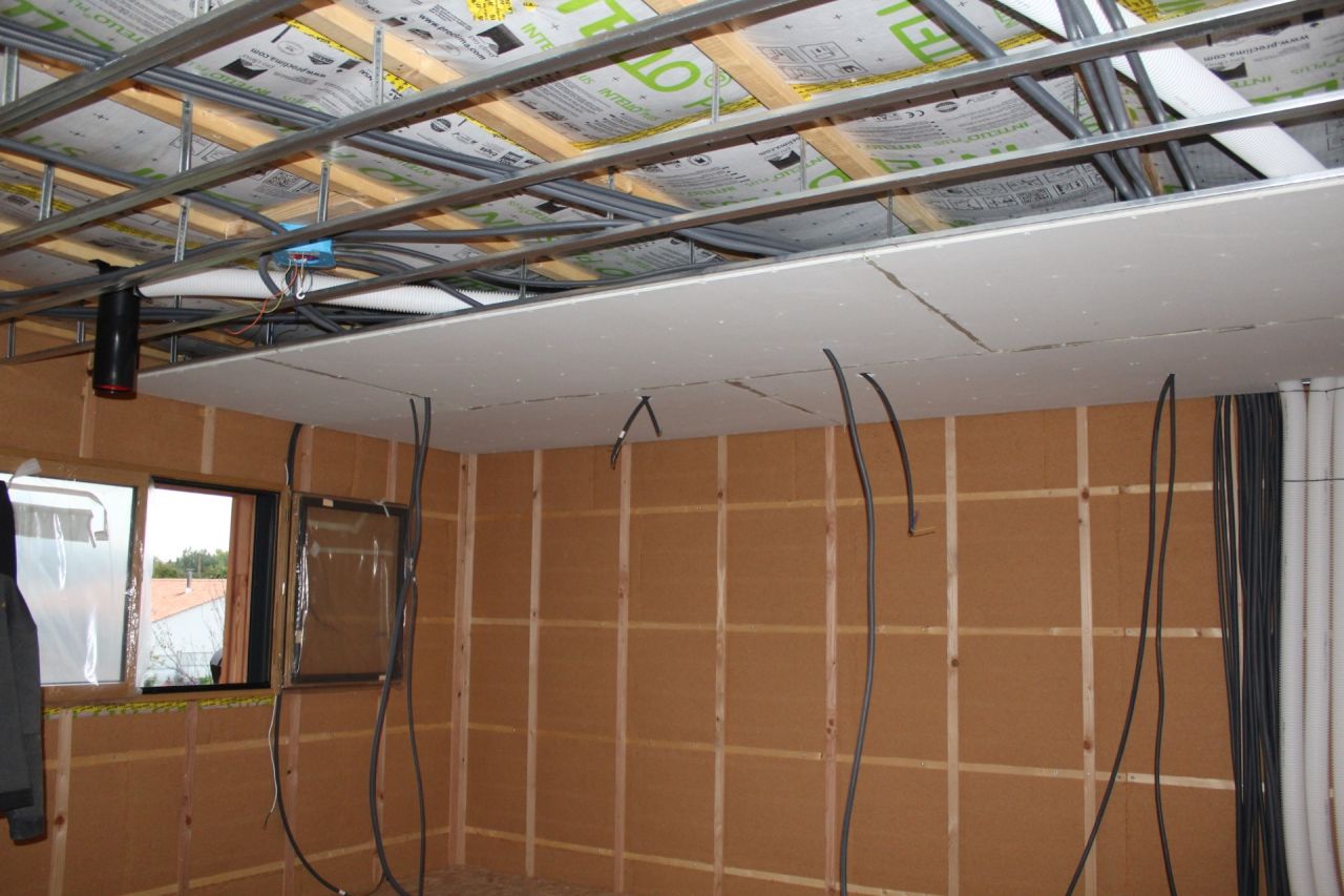 Fermacell plafond étage