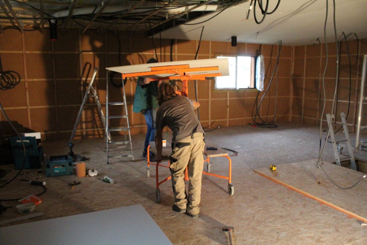 Fermacell plafond étage
