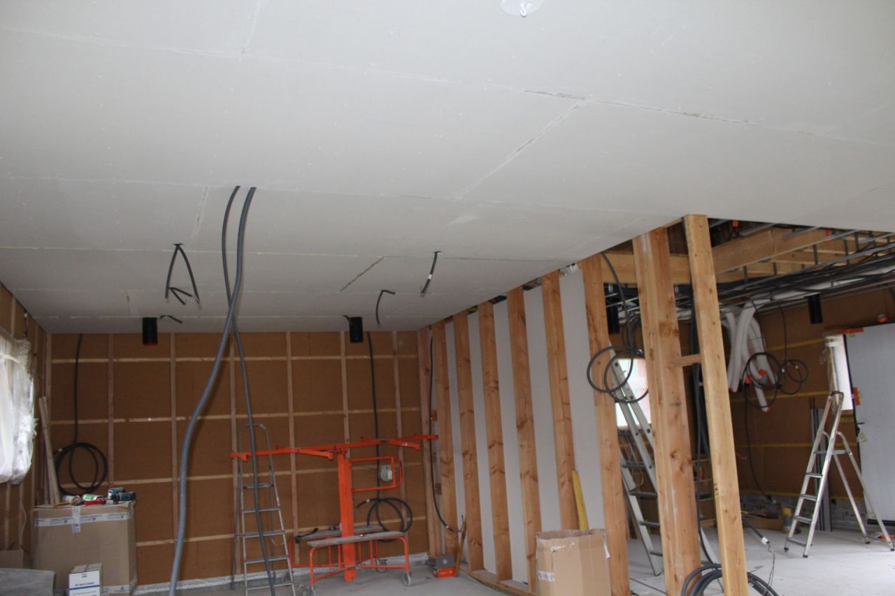 Fermacell plafond rdc