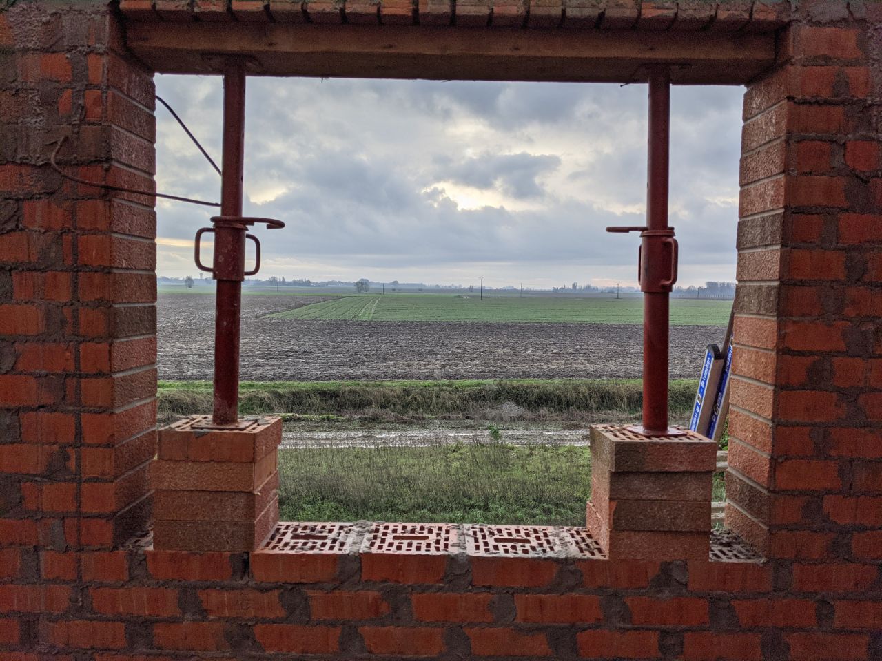 Vue de notre chambre