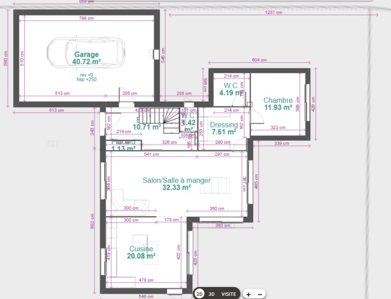 Plan de la maison