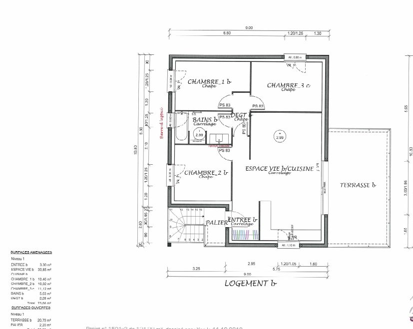 Plan maison