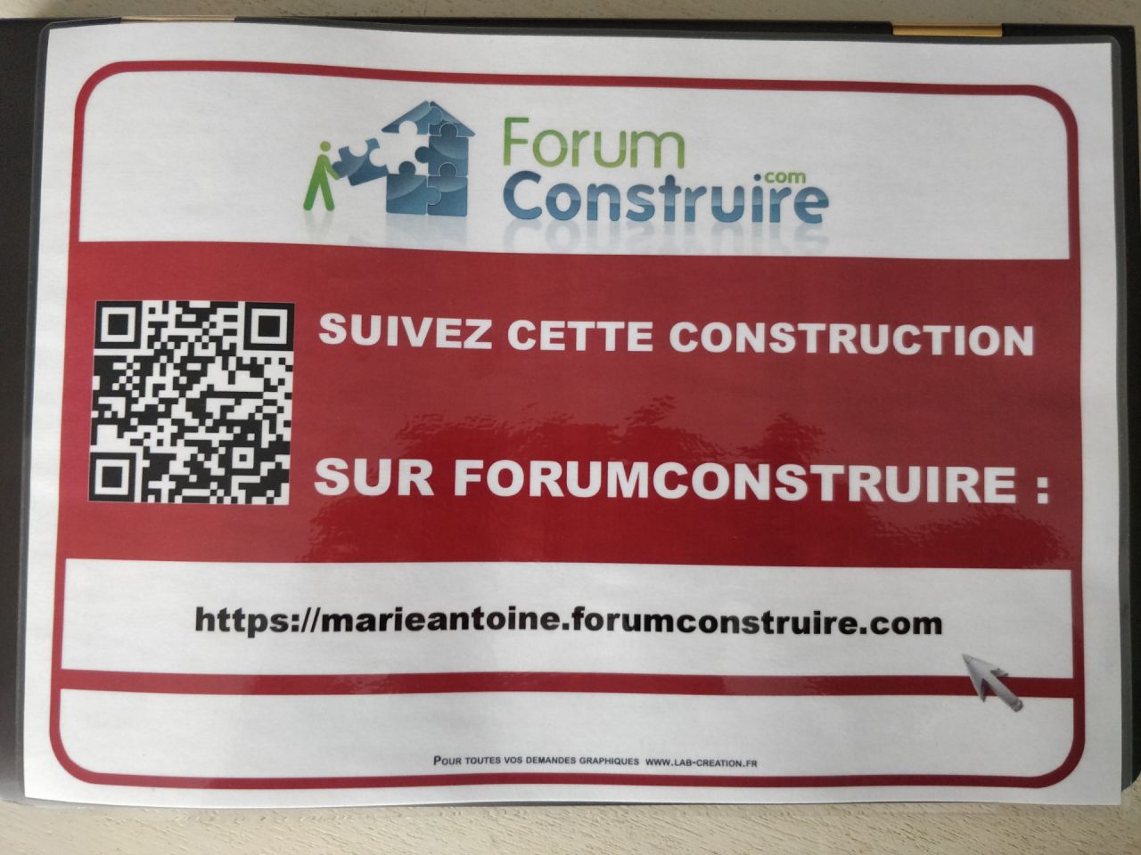 Panneau a fixer