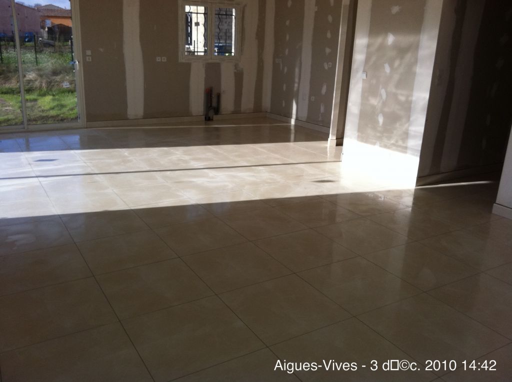 carrelage terminé