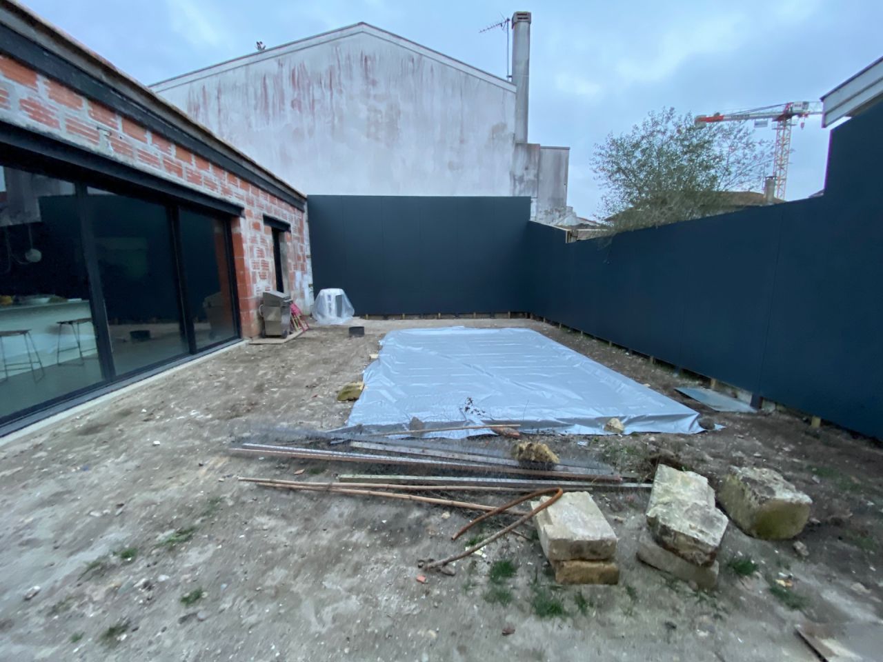 Bardage des murs extérieurs