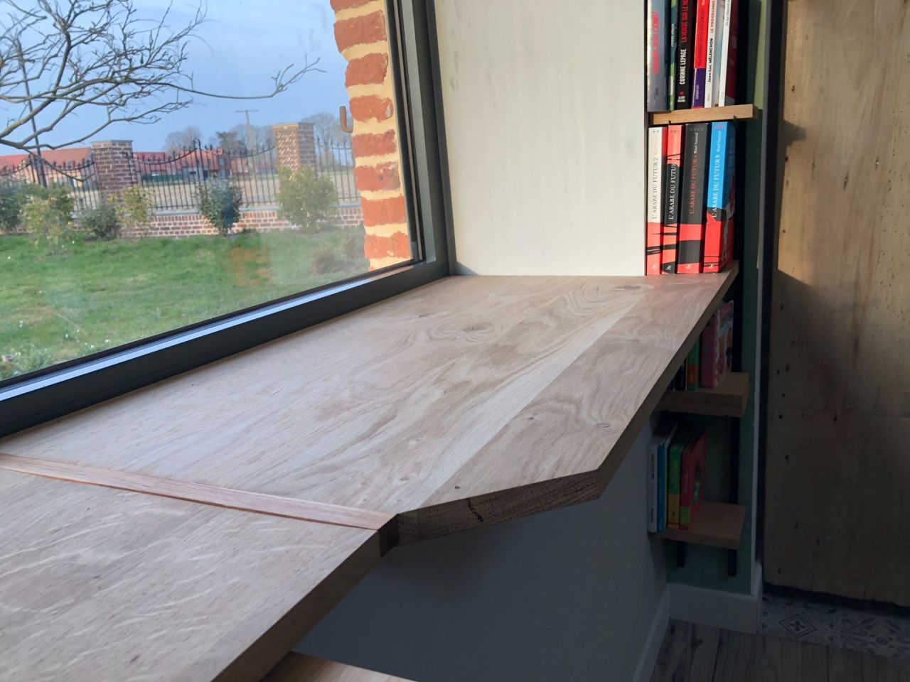 habillage chene appuis de fenêtre