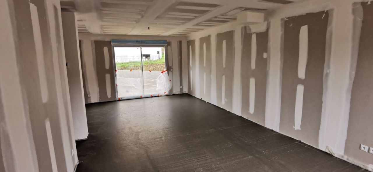 Bandes placo terminées