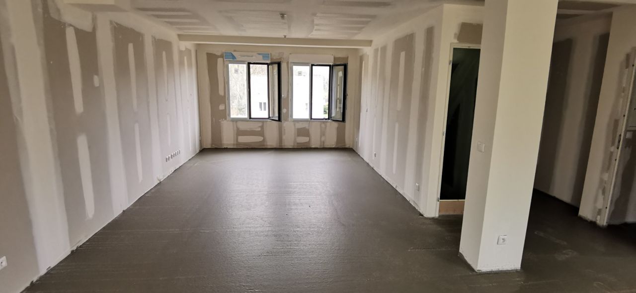 Bandes placo terminées