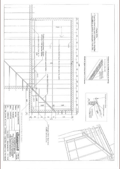 Plan charpente