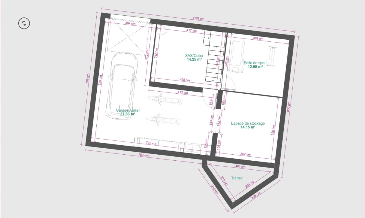 Plans du sous sol