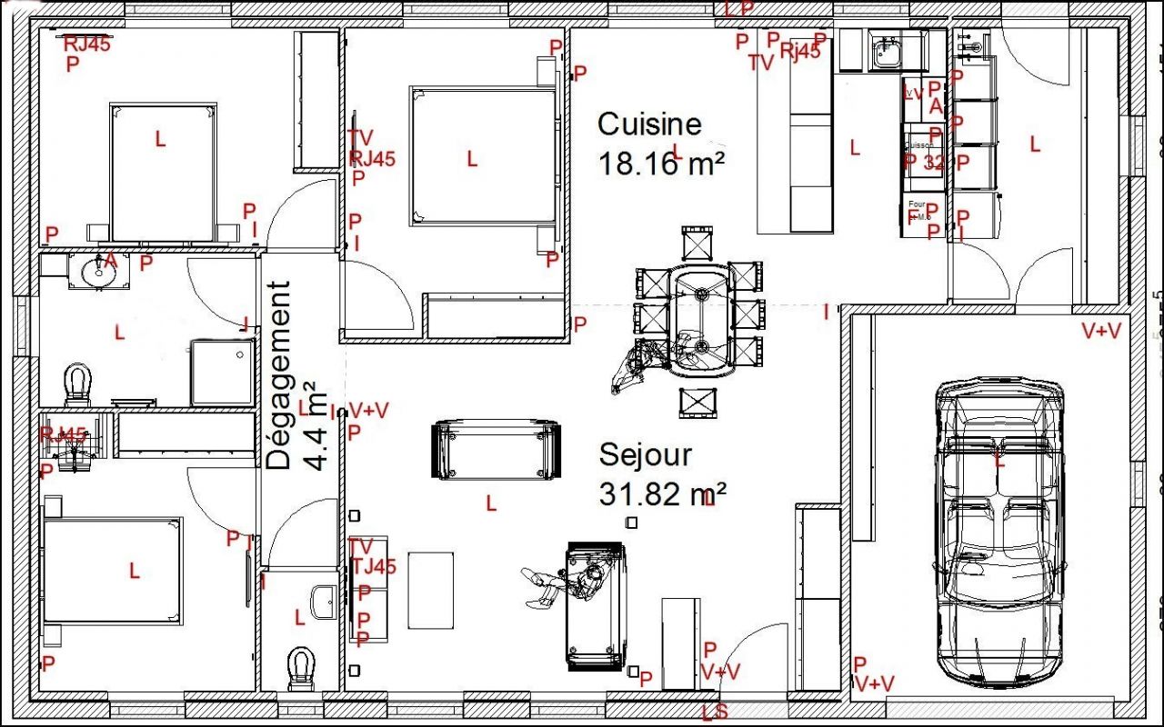 Mon plan ralis avec archi 3D