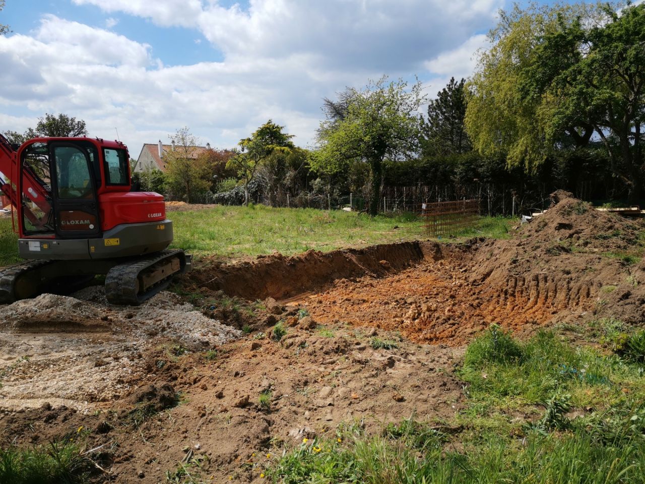 Et voil le terrassement commence