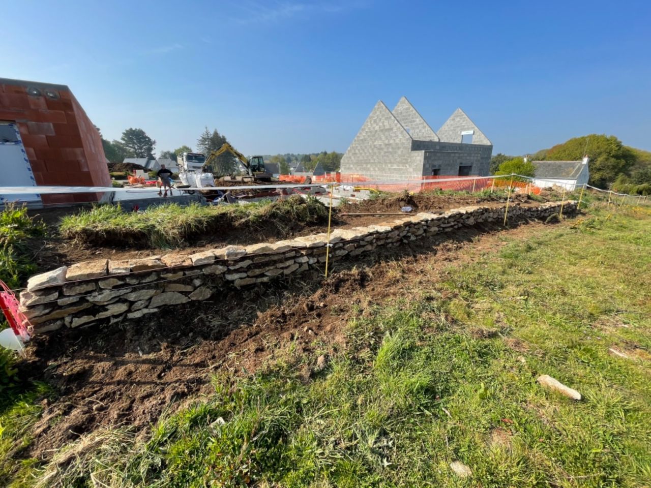 Mur en pierre sèche