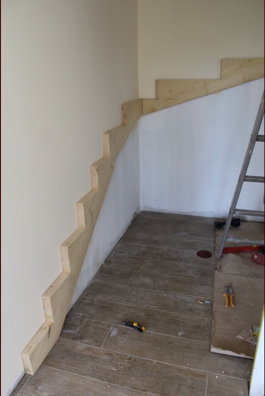 Escalier en hêtre