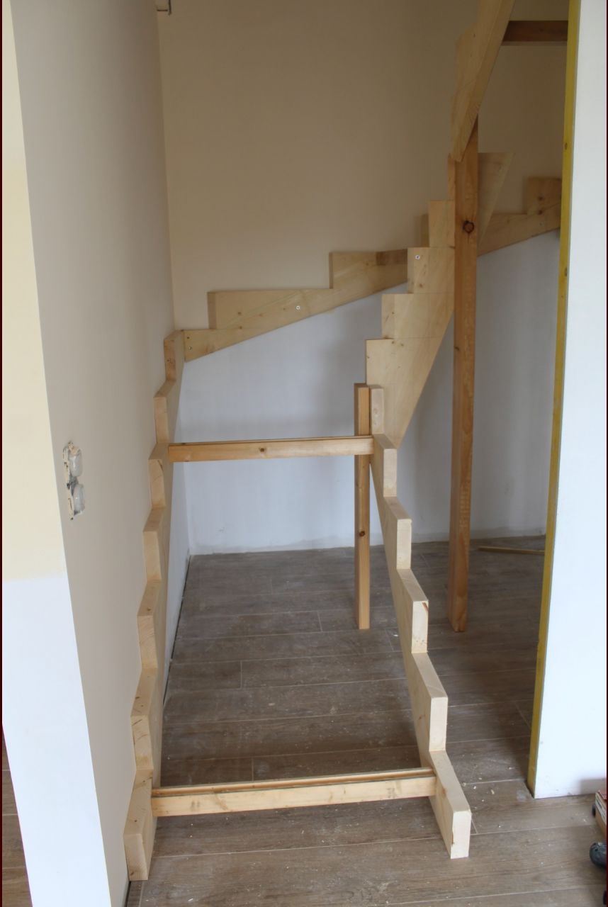 Escalier en hêtre