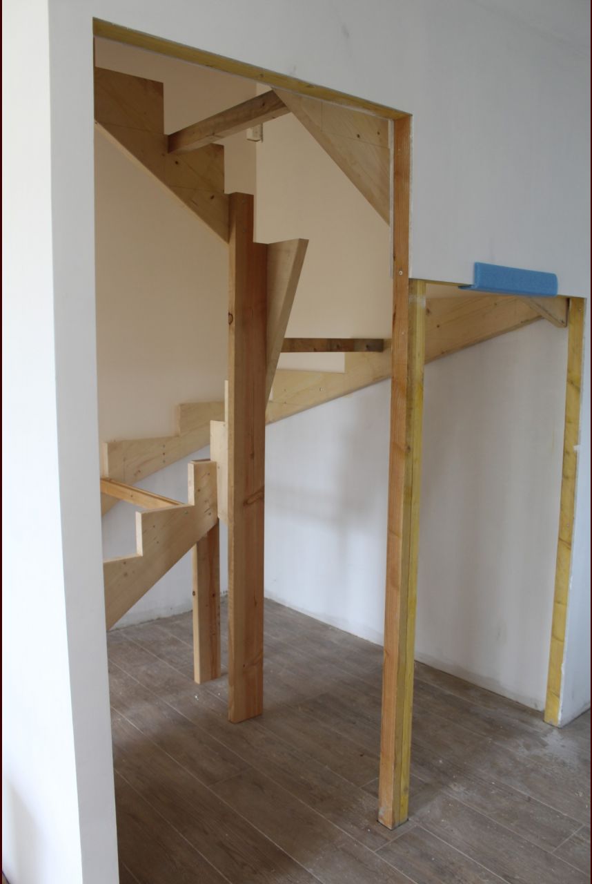 Escalier en hêtre