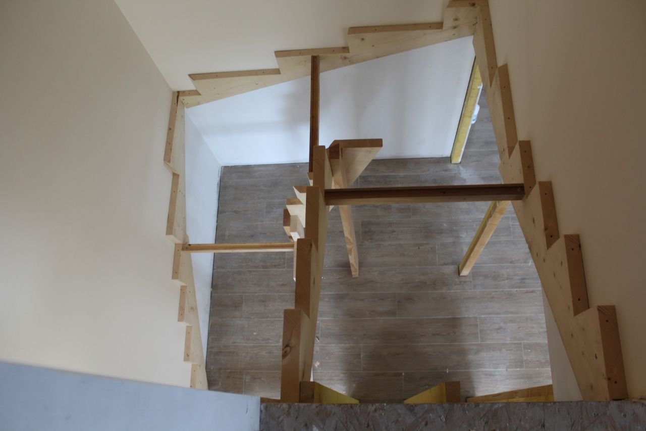 Escalier en hêtre