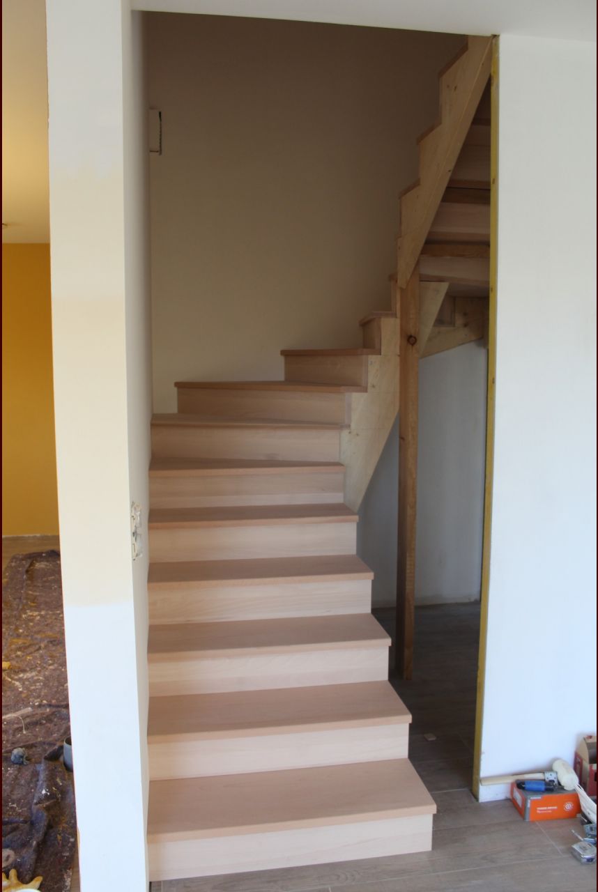 Escalier en hêtre