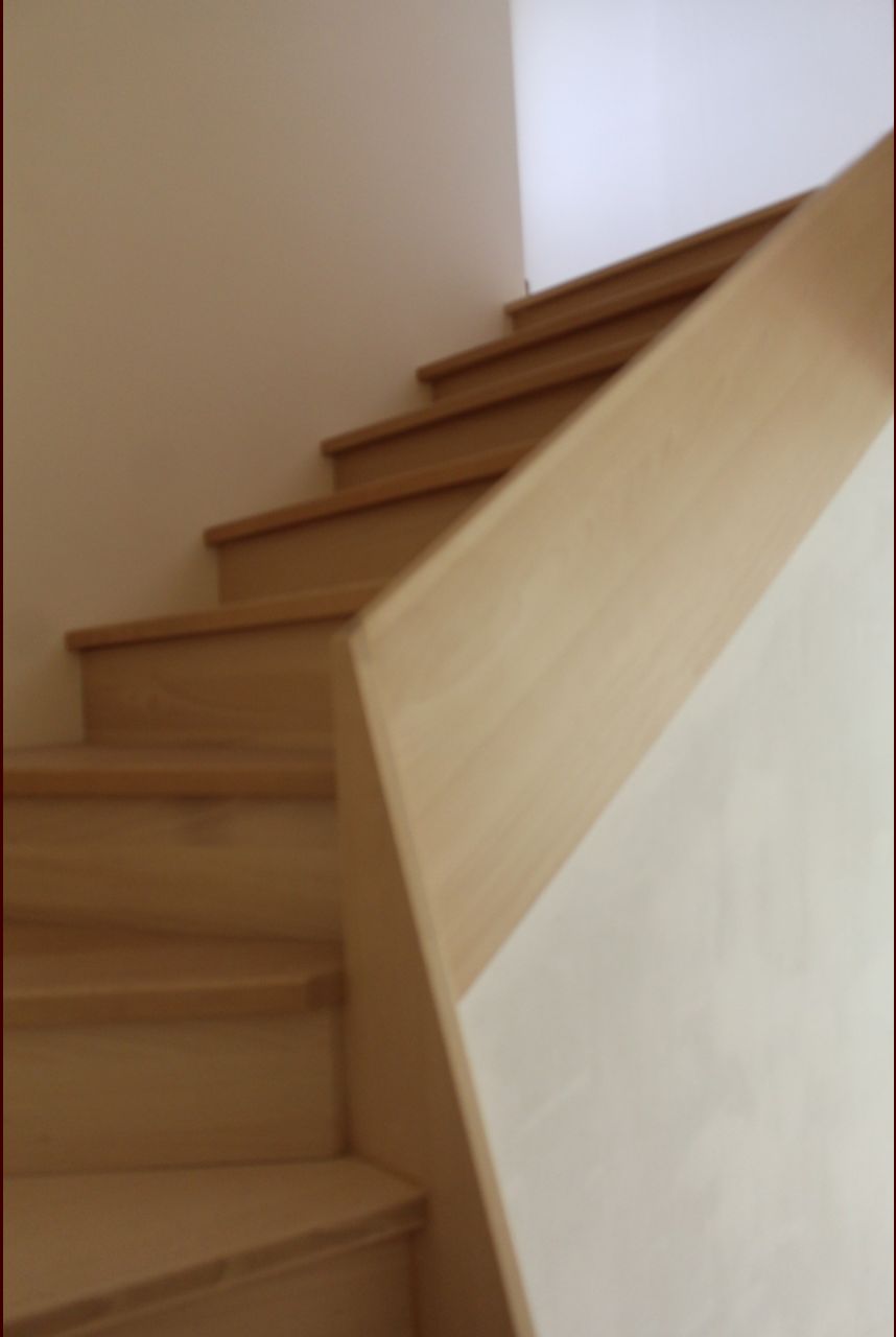 Escalier en hêtre