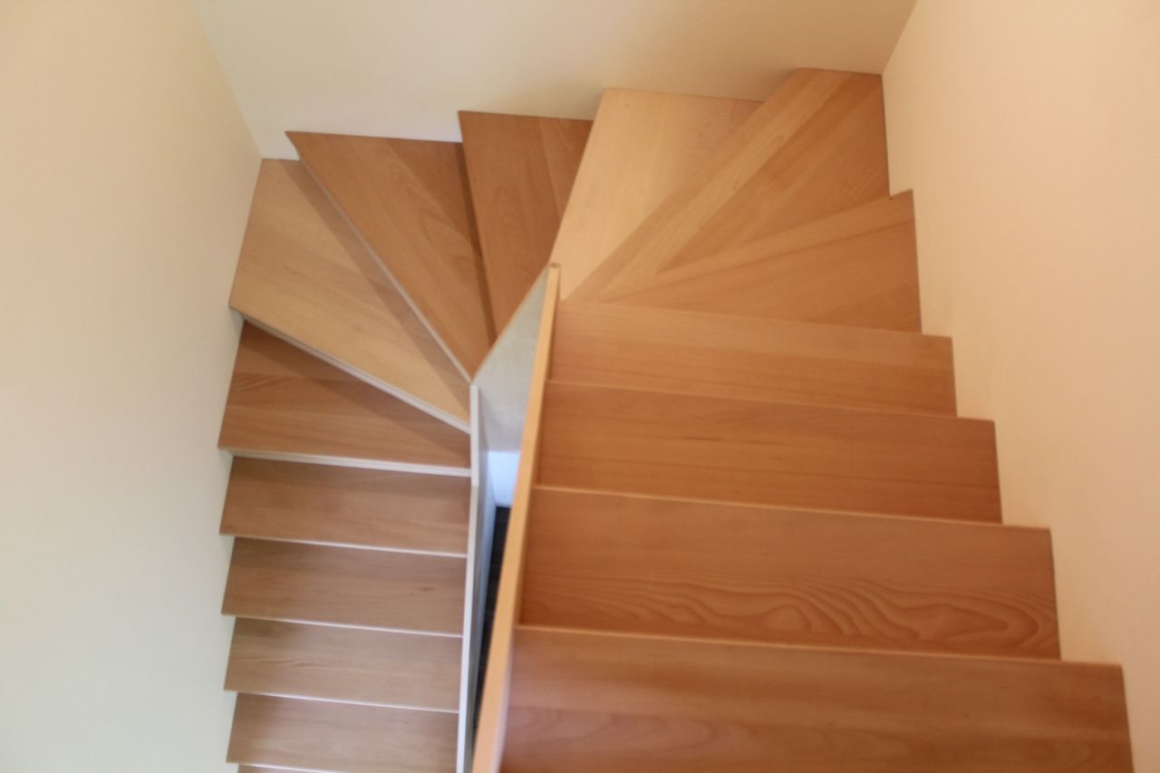 Escalier en hêtre