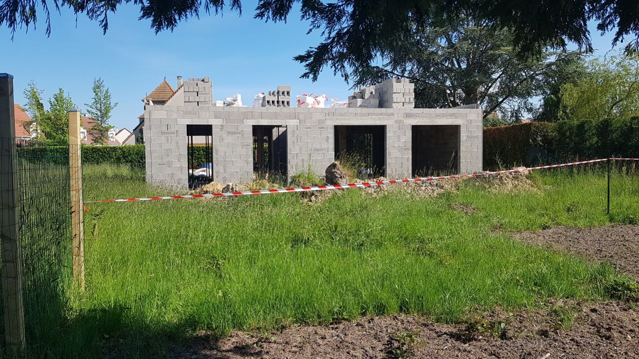 Etage en cours d'élévation