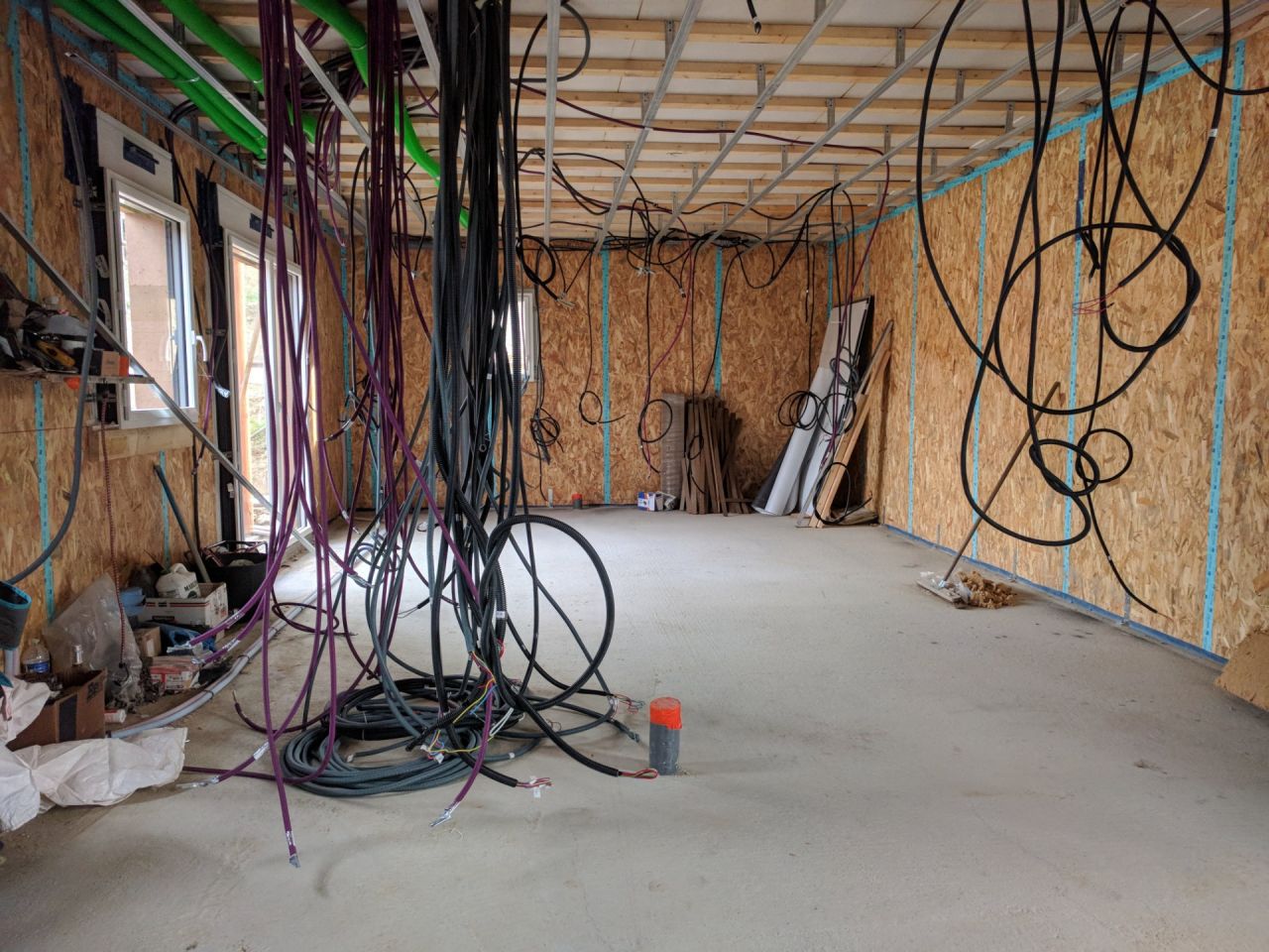 Nettoyage avant tracage des cloisons