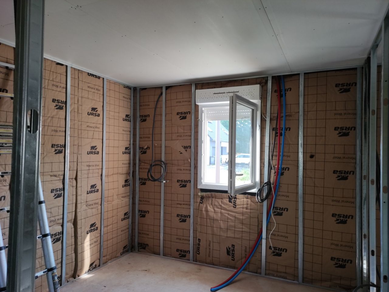 Cloison placostyl chambre enfant