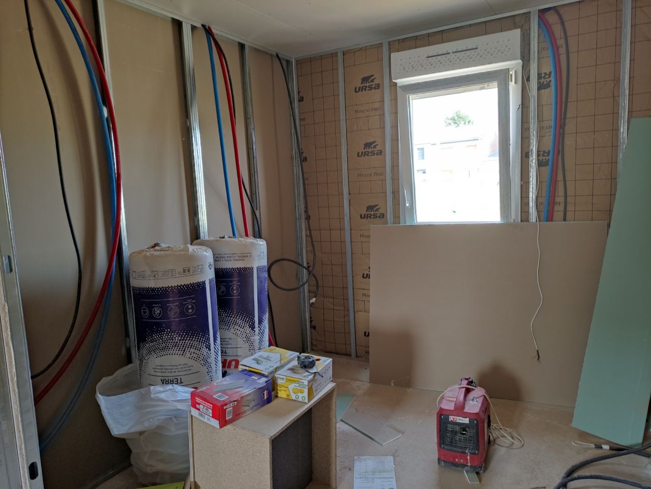 Cloison placostyl chambre enfant
