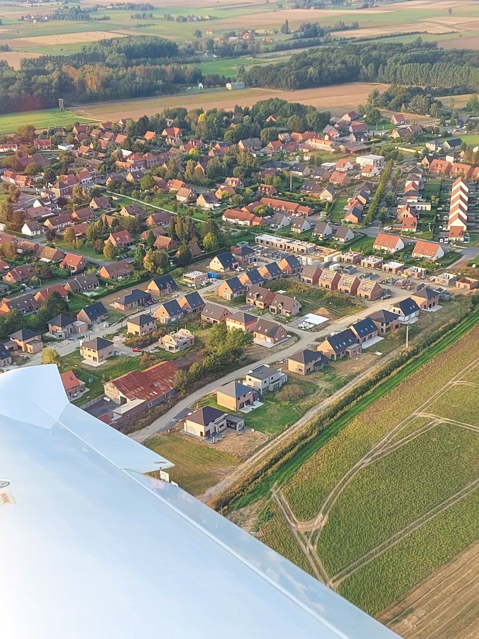 vue arienne du lotissement