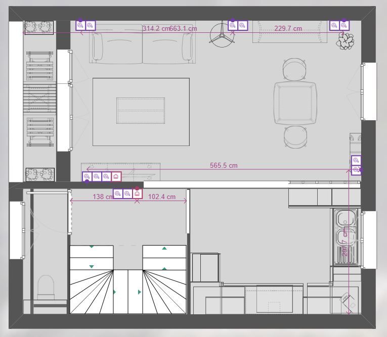 Plan prises Electriques 1er Etage