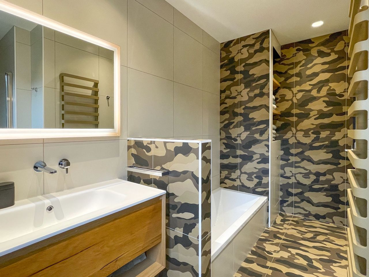 Ma salle de bain camouflage