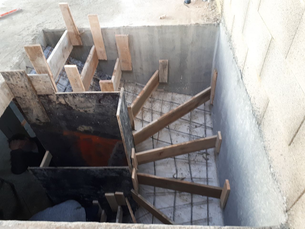Escalier en béton